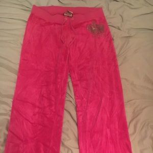 Juicy Couture sweatpants with decal on the front